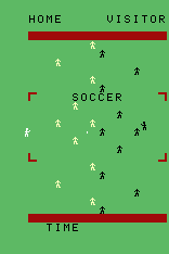 Soccer title screen for Arcadia 2001